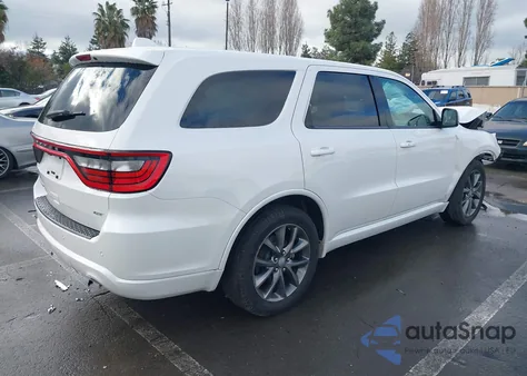 2017 Dodge Durango Gt Rwd из США, поврежденный, VIN 1C4RDHDG7HC896566